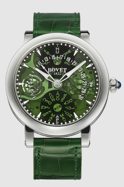 Best Bovet Recital 21 Retrograde Perpetual Calendar green dial Replica watch